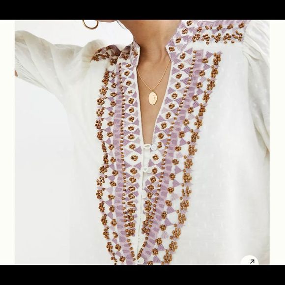 NWT Anthropologie Forever That Girl blouse size 8 - Picture 3 of 13